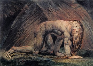 romantique romantisme Tableau Peinture - Nebuchadnezzar romantisme Âge romantique William Blake